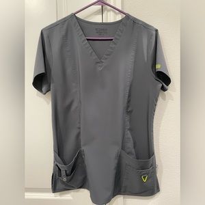 Scrub Set - Activate Energy by Med Couture - Pewter/Grey (size Medium)